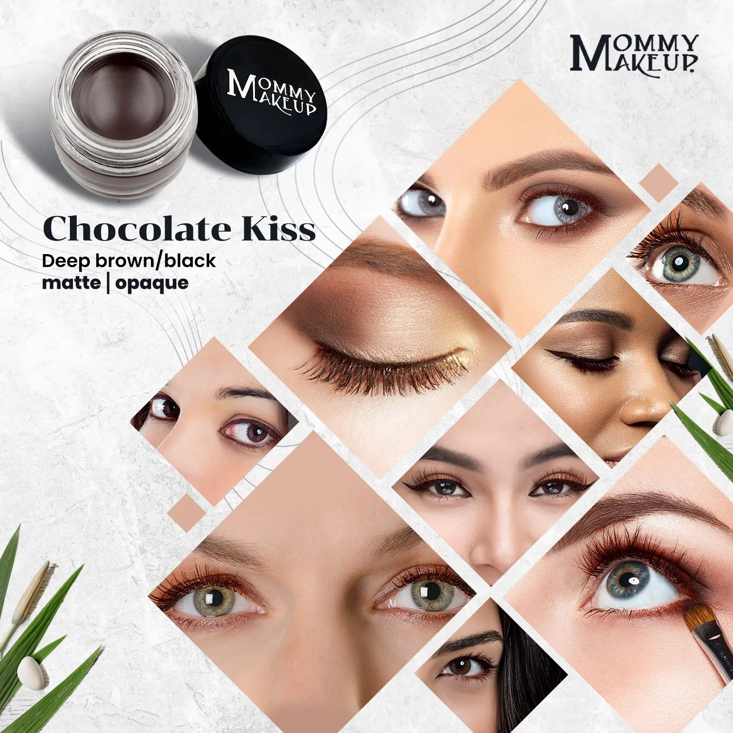 Stay Put Waterproof Gel Eyeliner w/ Micropigments - Chocolate Kiss