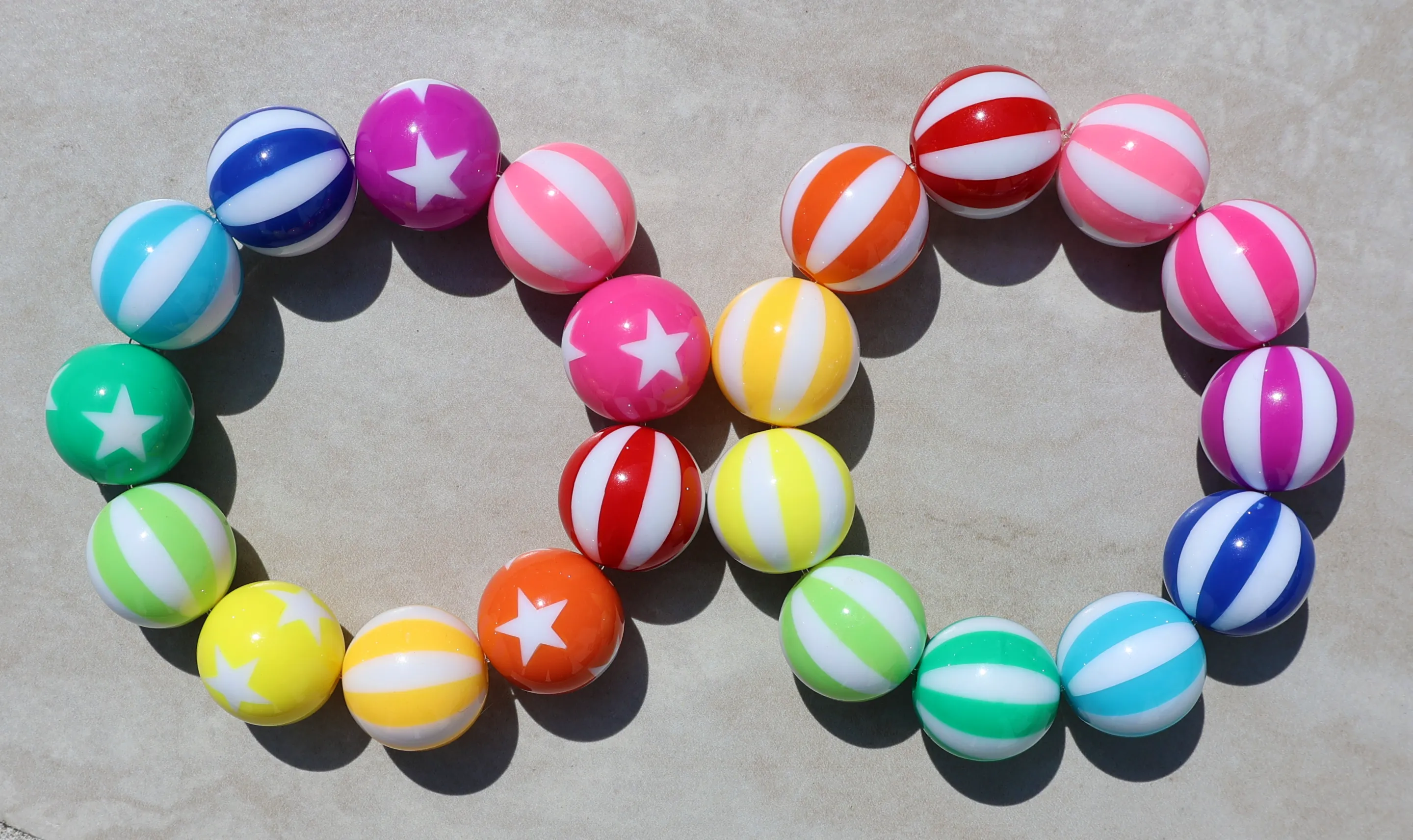 STRIPED BEACH BALL BRACELET