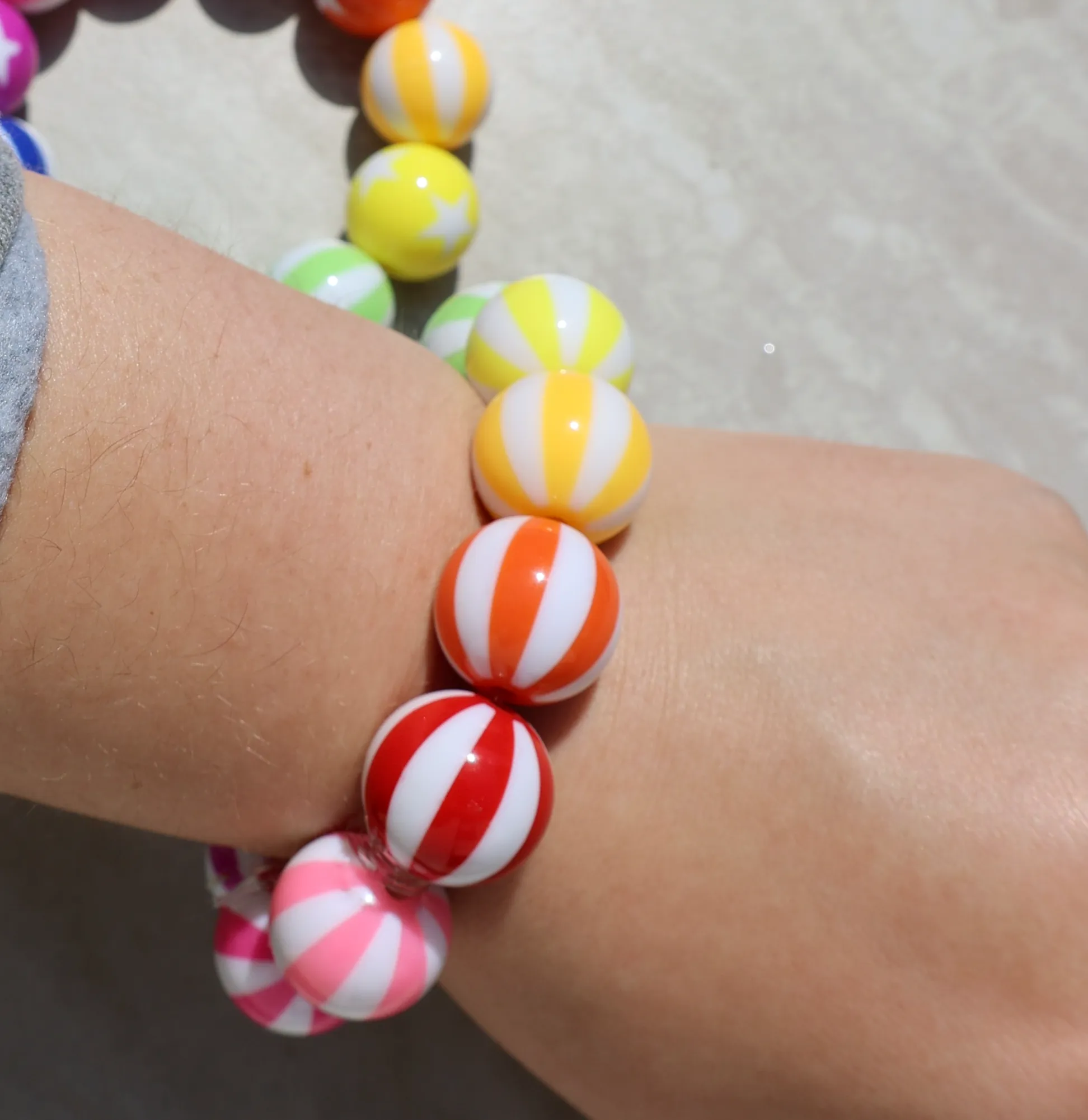STRIPED BEACH BALL BRACELET