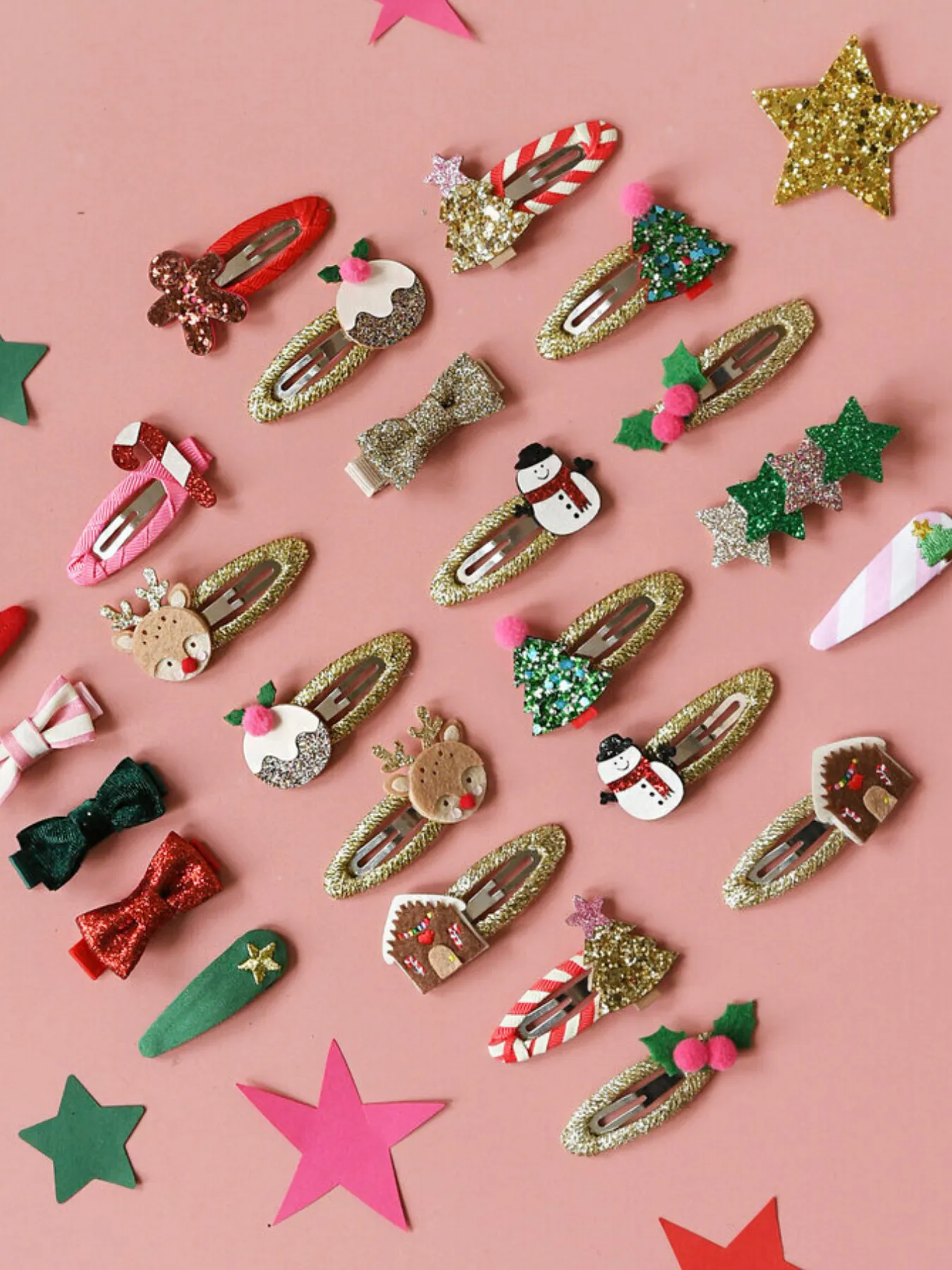 Stripy Christmas Tree Ponies