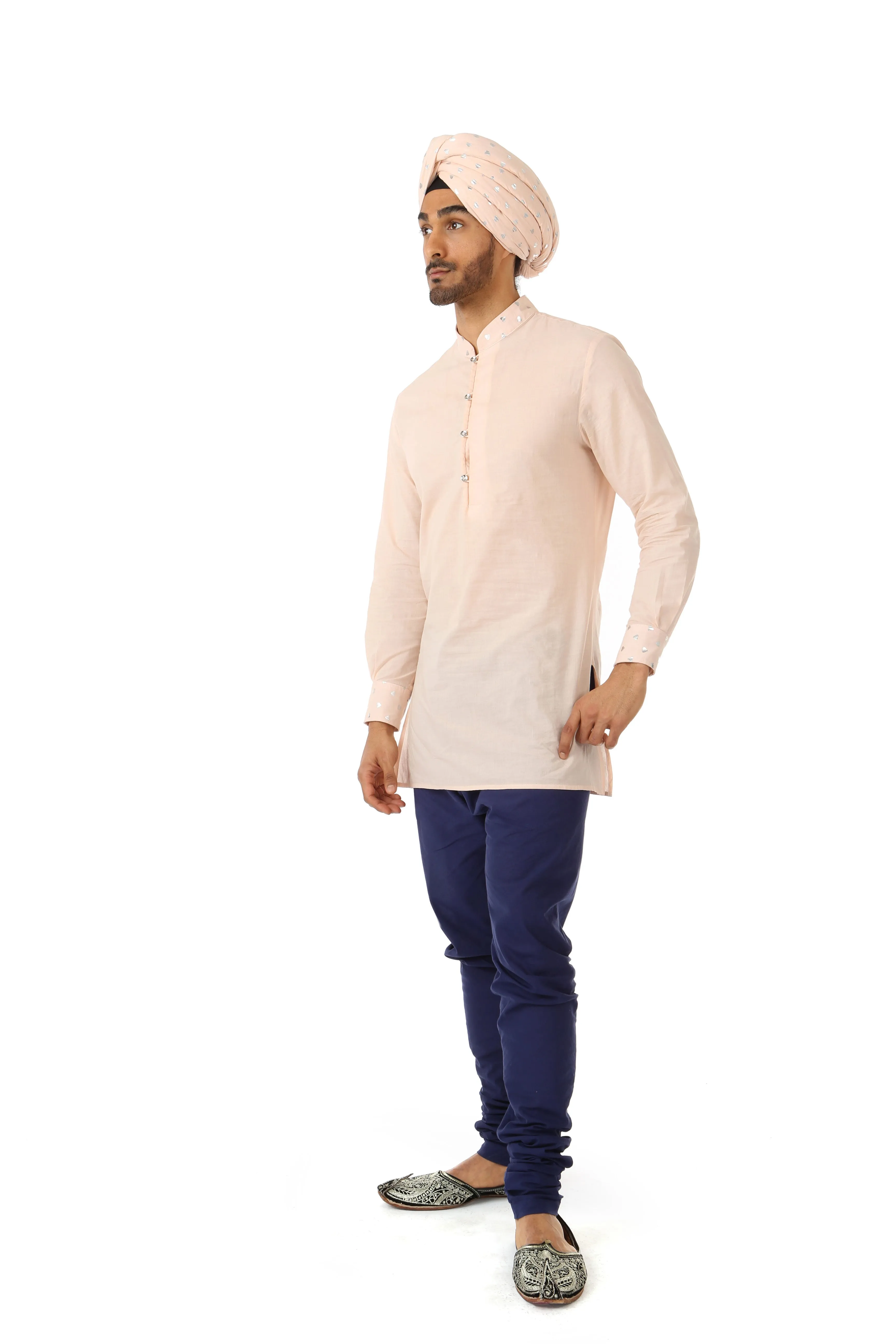 SUMEET Silver Hearts Club Kurta Shirt