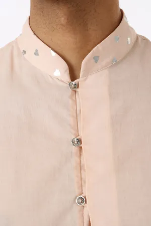 SUMEET Silver Hearts Club Kurta Shirt