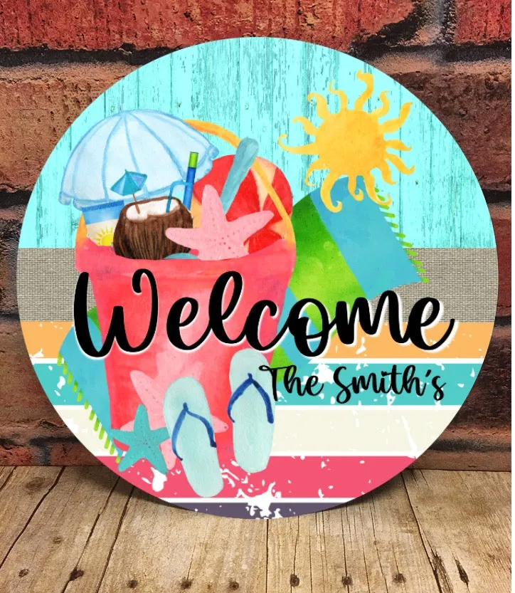 Summer Fun Door or Wall Hanger