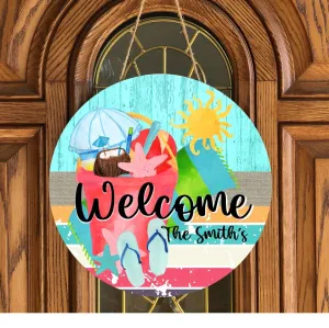 Summer Fun Door or Wall Hanger