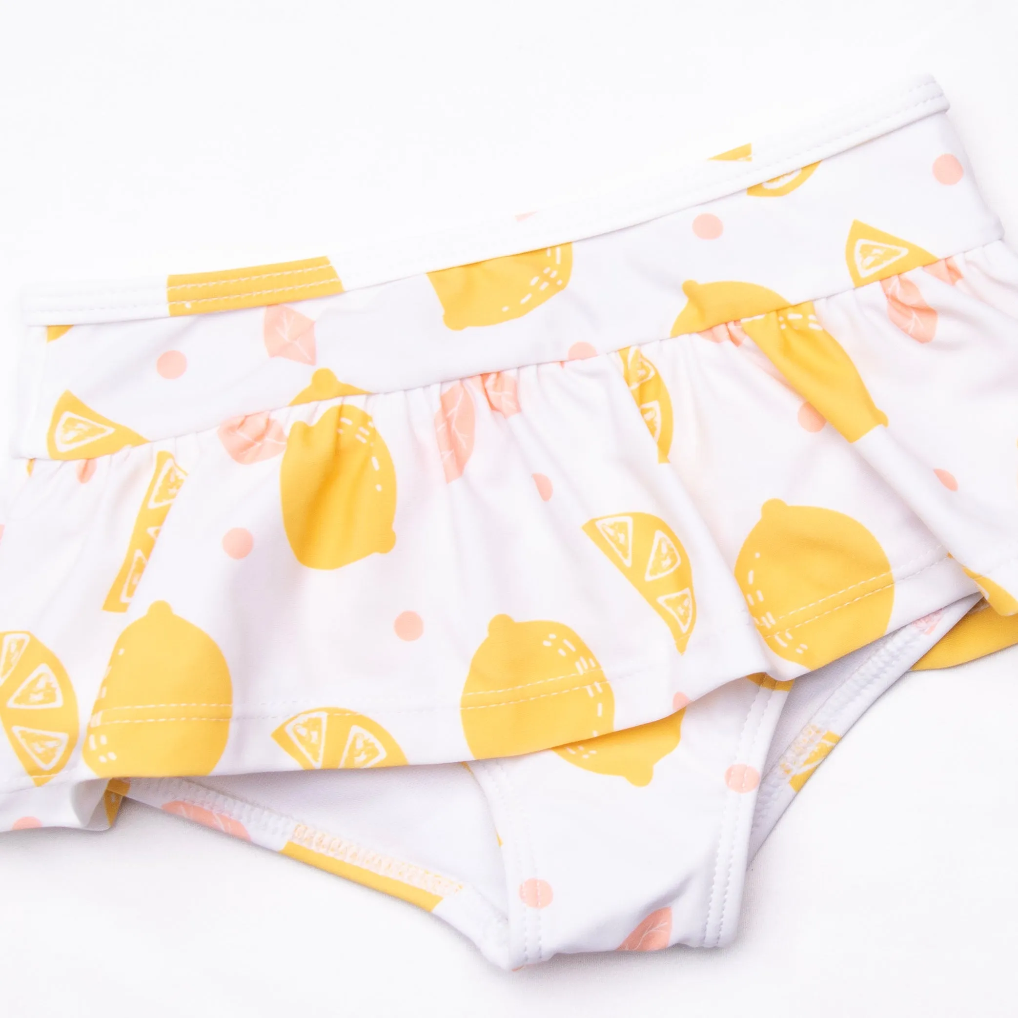 Sweet Tart Slices Skirted Bikini, Pink