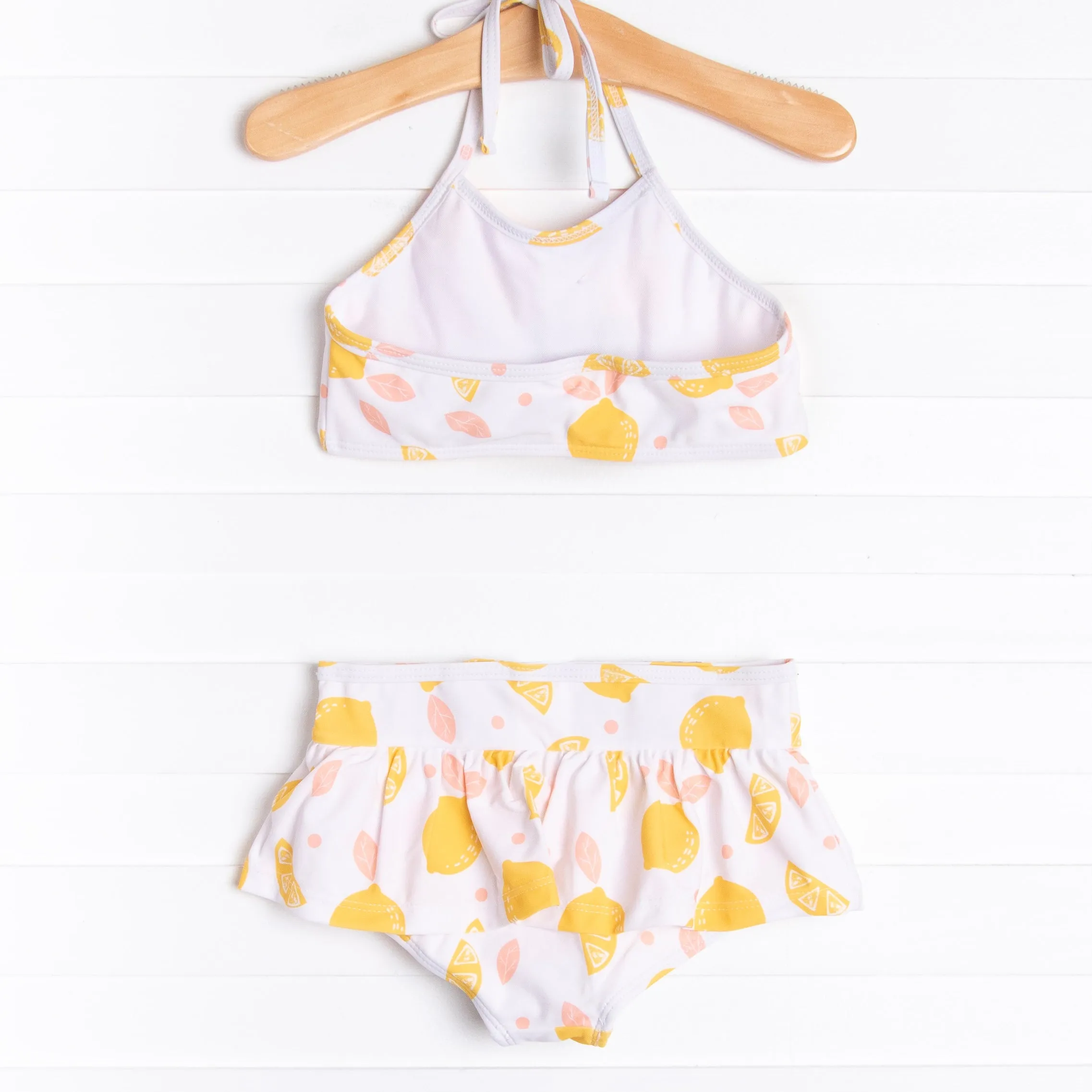 Sweet Tart Slices Skirted Bikini, Pink