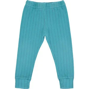 Teal Striped Leggings (Retired)