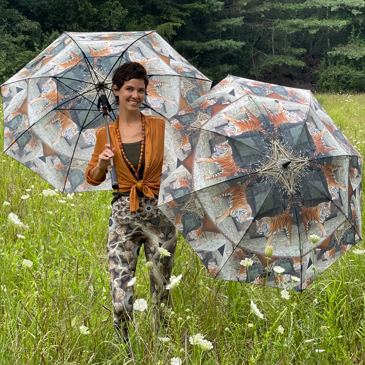 Terrance Tiger - Zoo Fan Umbrella