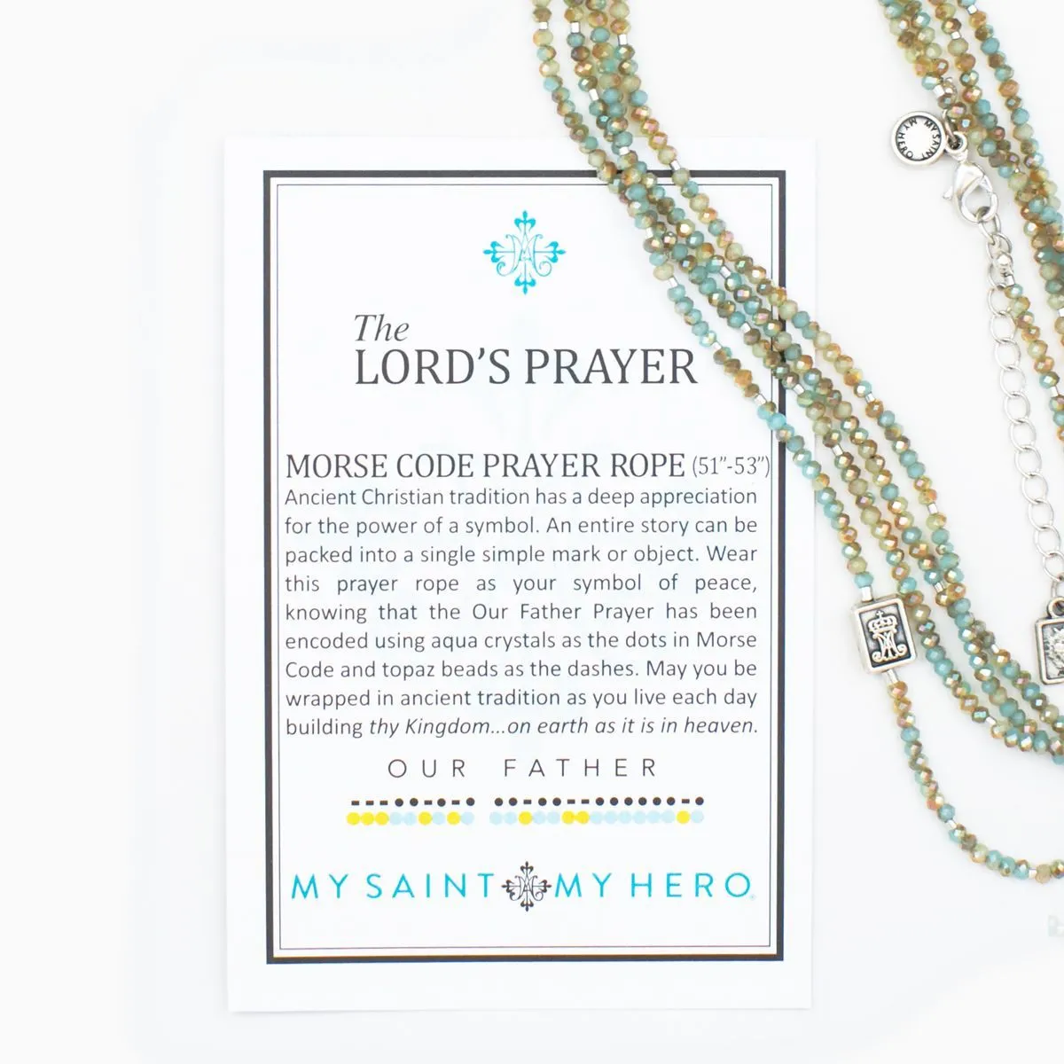 The Lord's Prayer Morse Code Prayer Rope