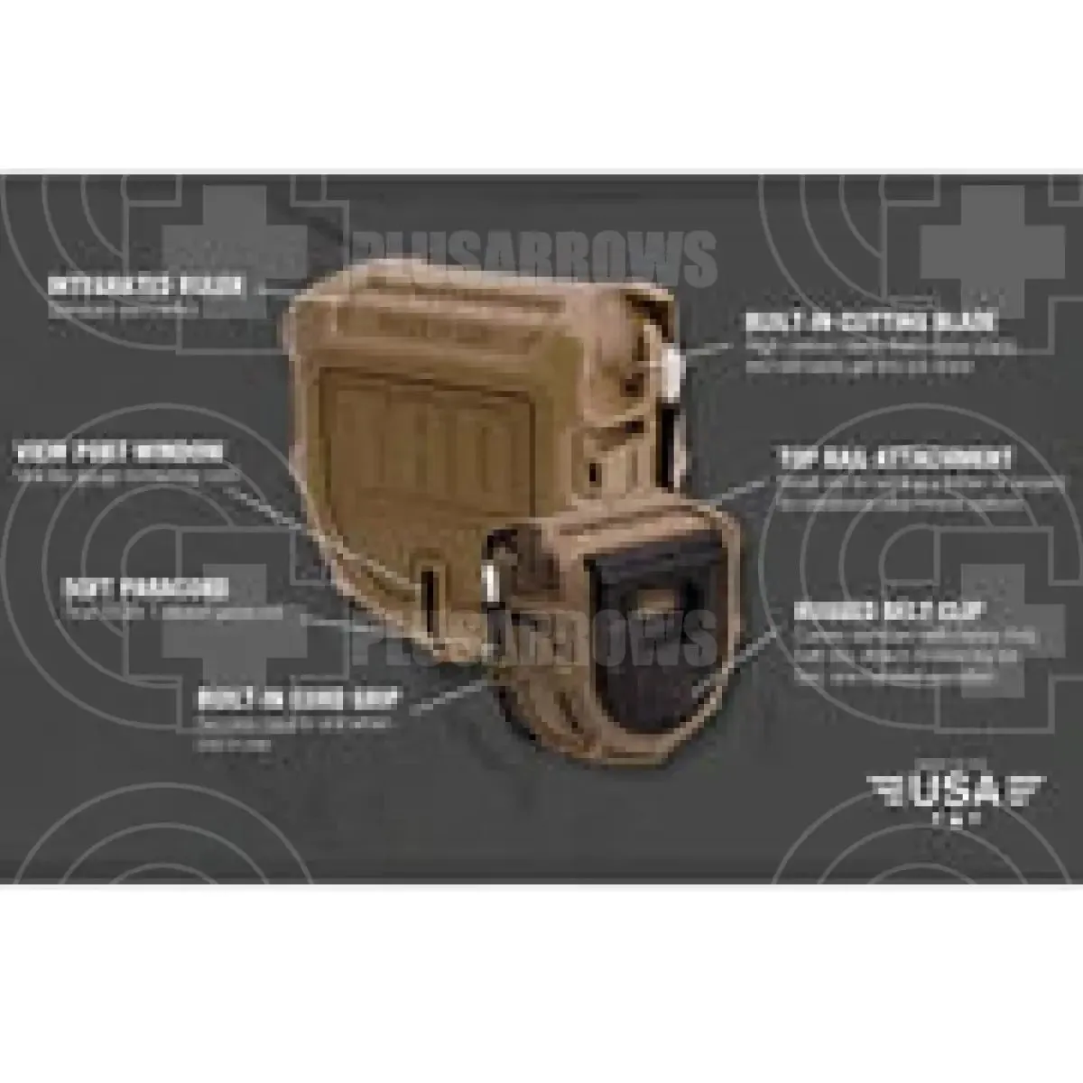 TRD Tactical Rope Dispenser 550 Paracord