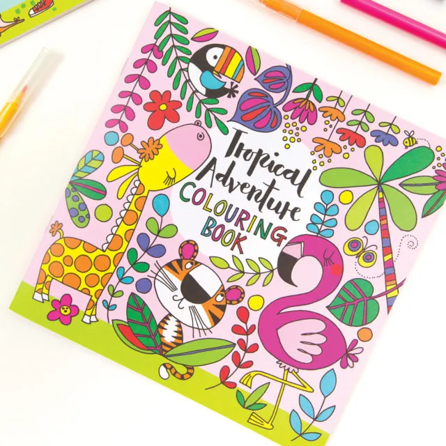 Tropical Adventure Colouring Book