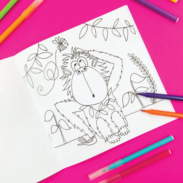Tropical Adventure Colouring Book