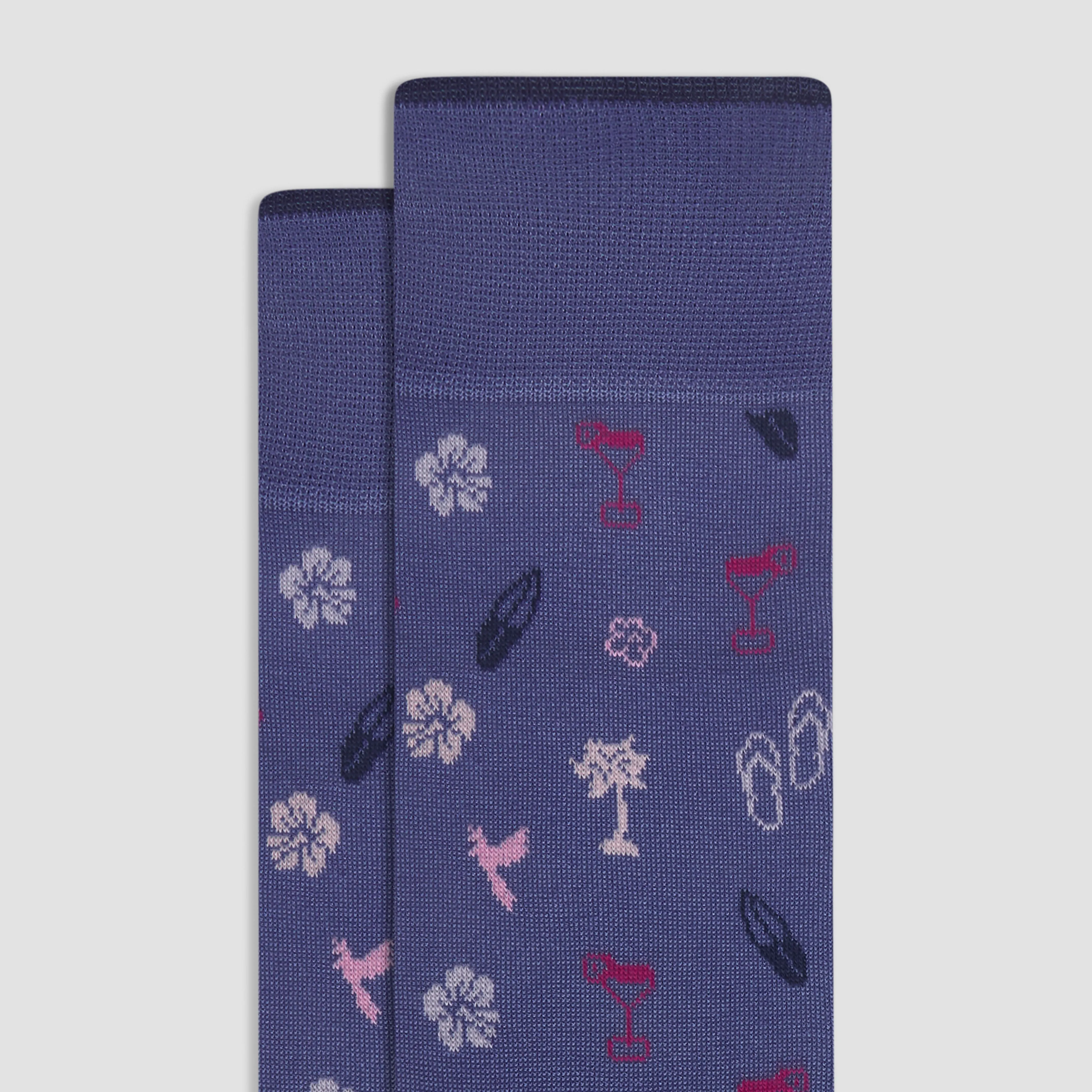 Tropical Cocktail Mid-Calf Socks