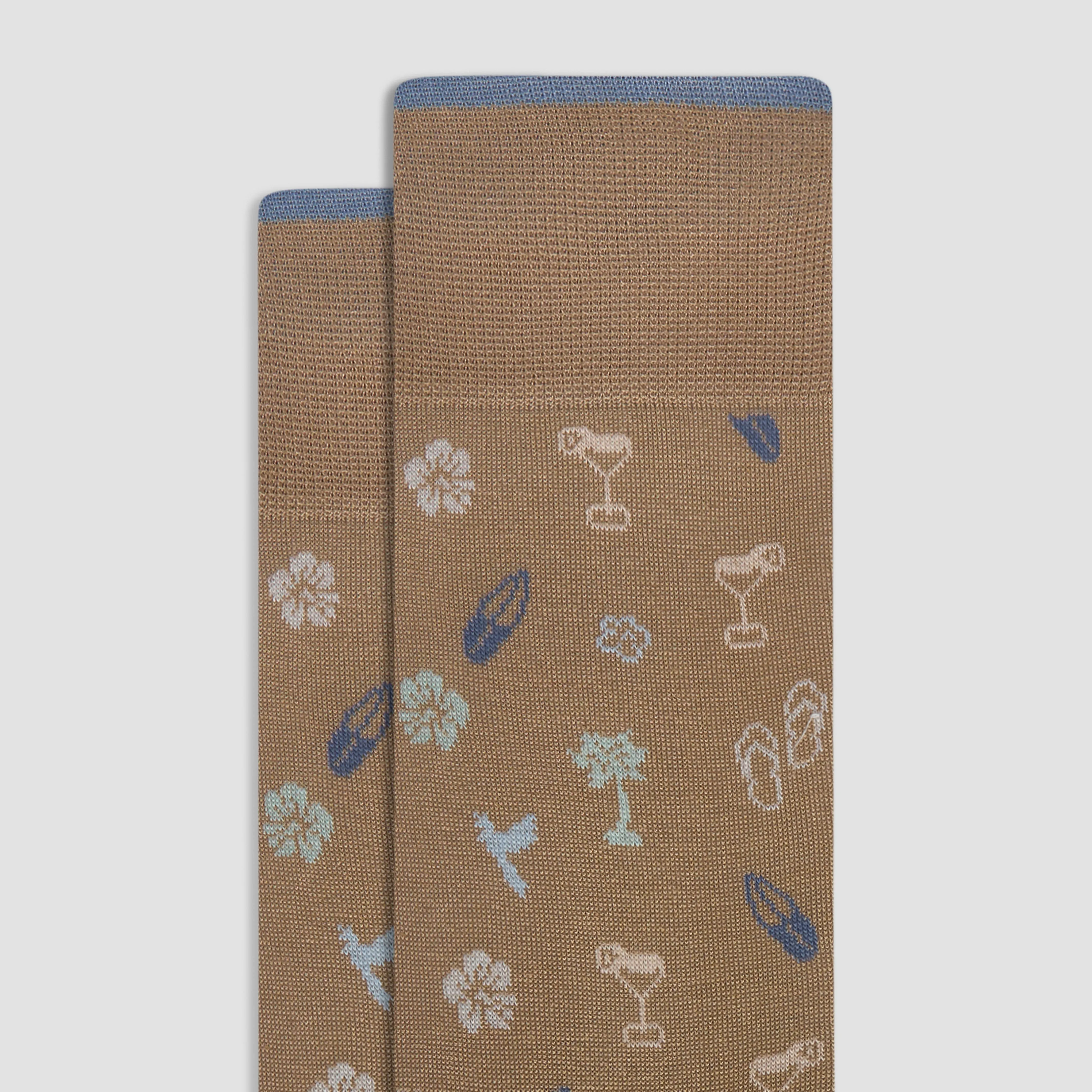 Tropical Cocktail Mid-Calf Socks