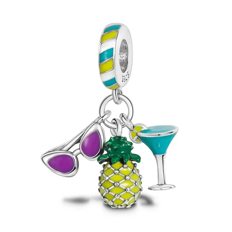 Tropical Vacation Dangle Charm
