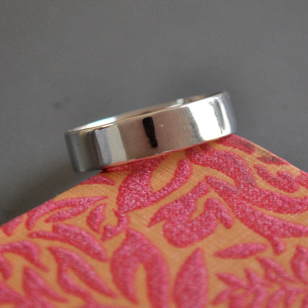 Unisex Solid Gold Wedding Band