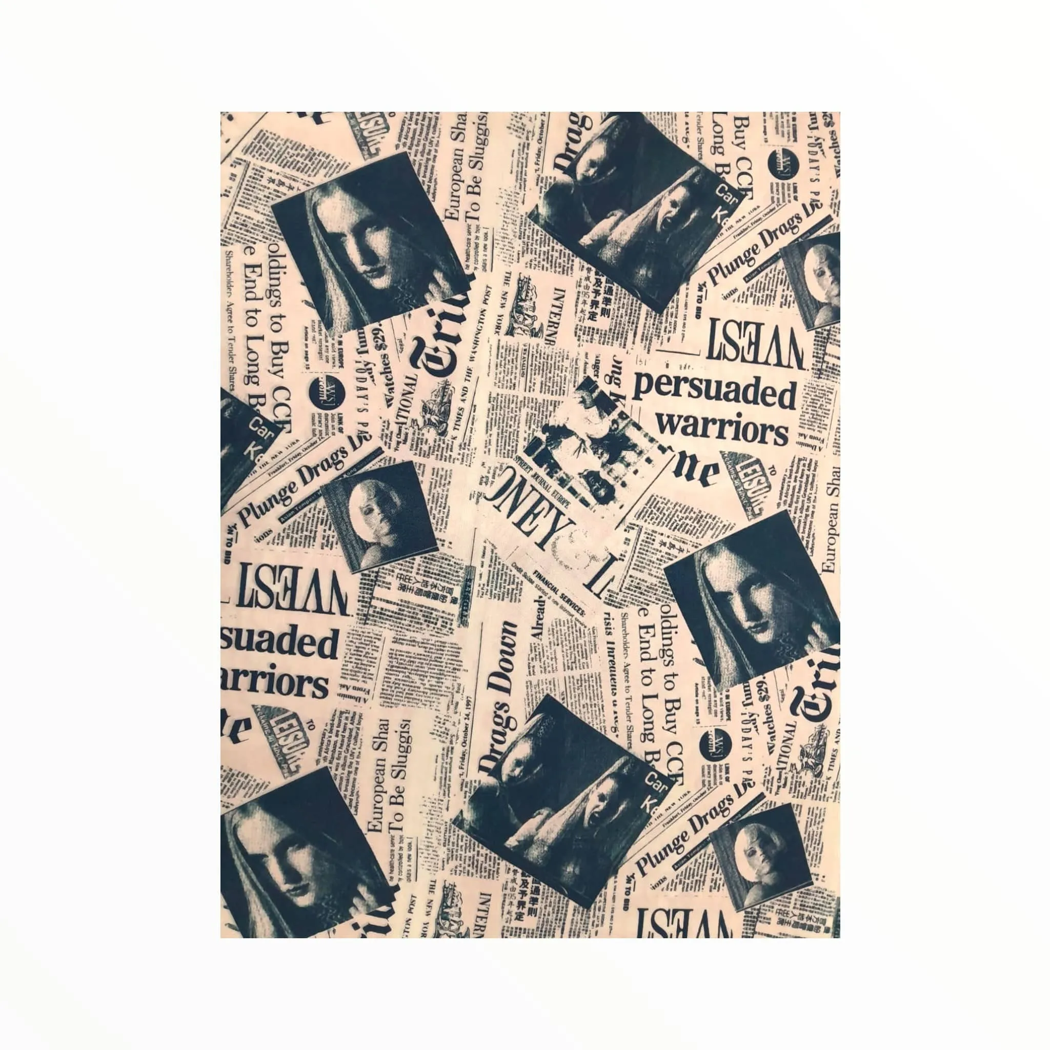 Upholstery Material Col.1 Zee Newspaper 150cm