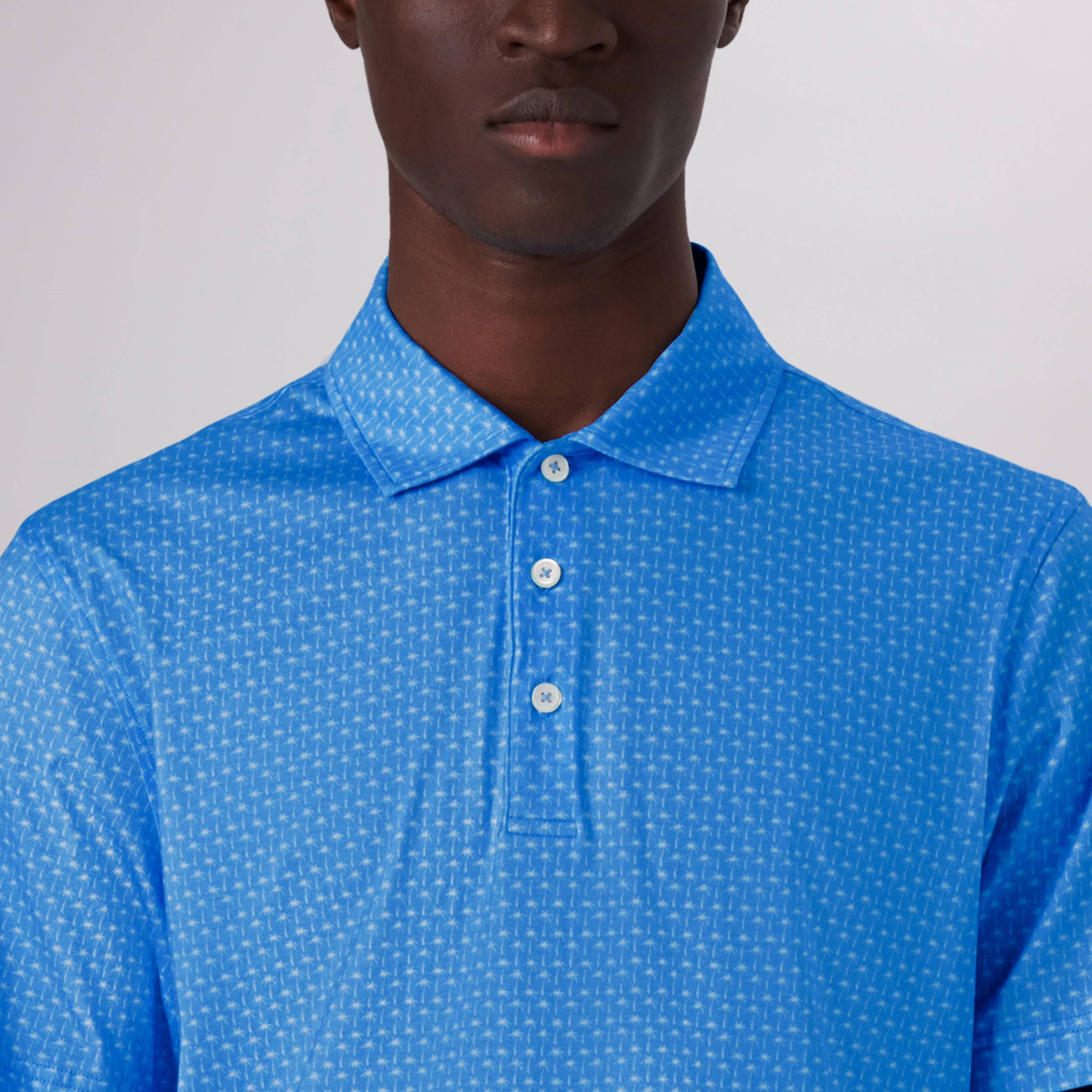 Victor Palm Trees Print OoohCotton Polo