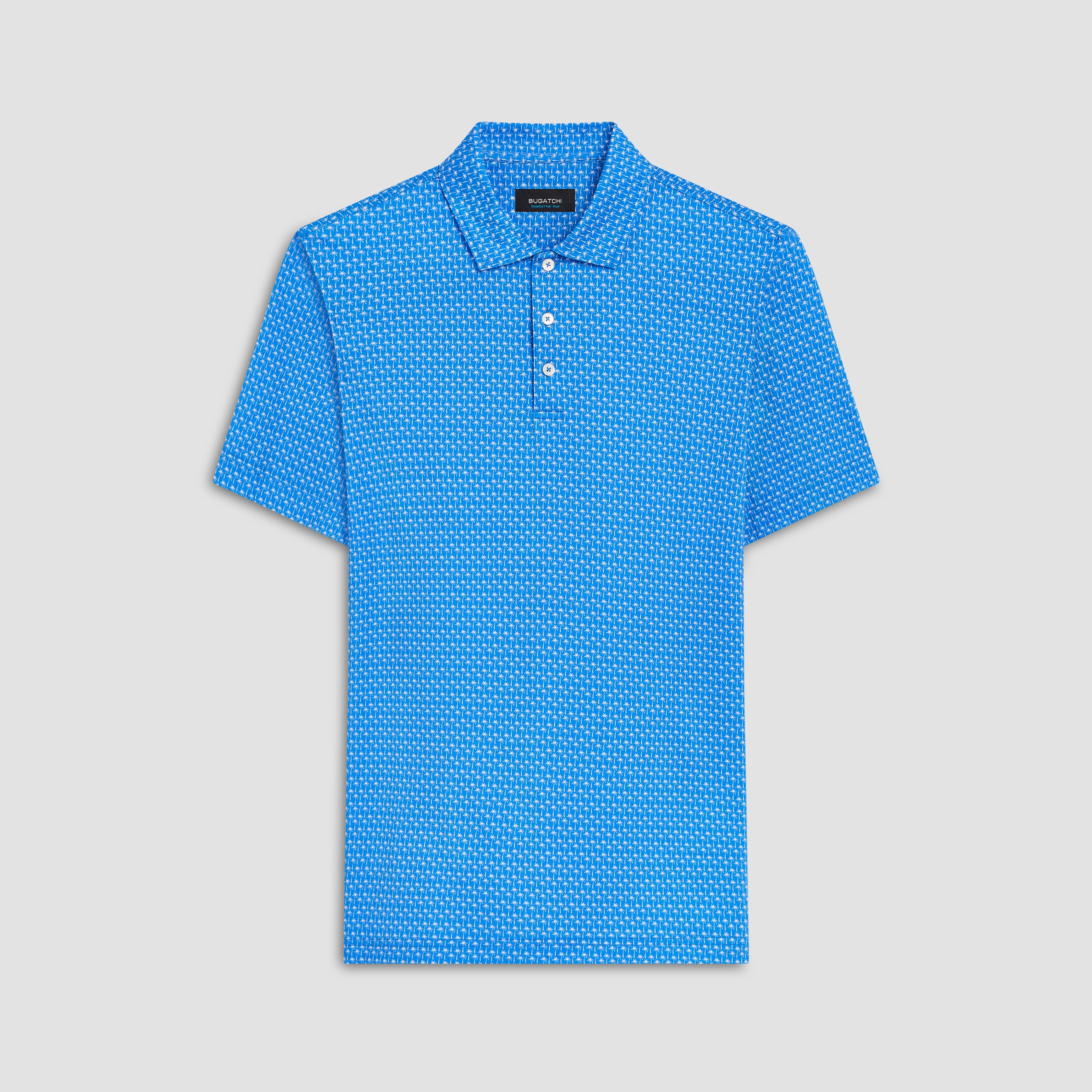 Victor Palm Trees Print OoohCotton Polo