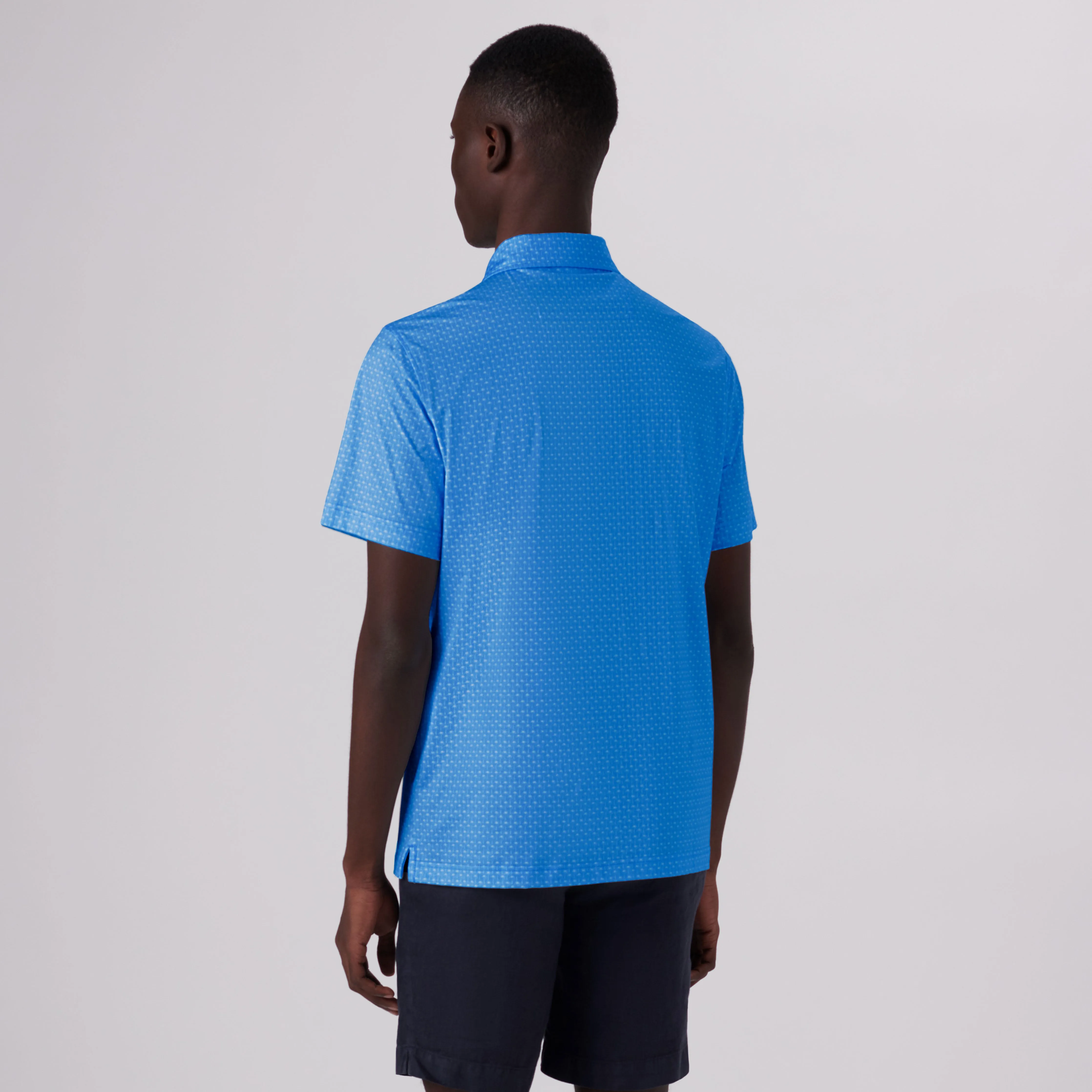 Victor Palm Trees Print OoohCotton Polo