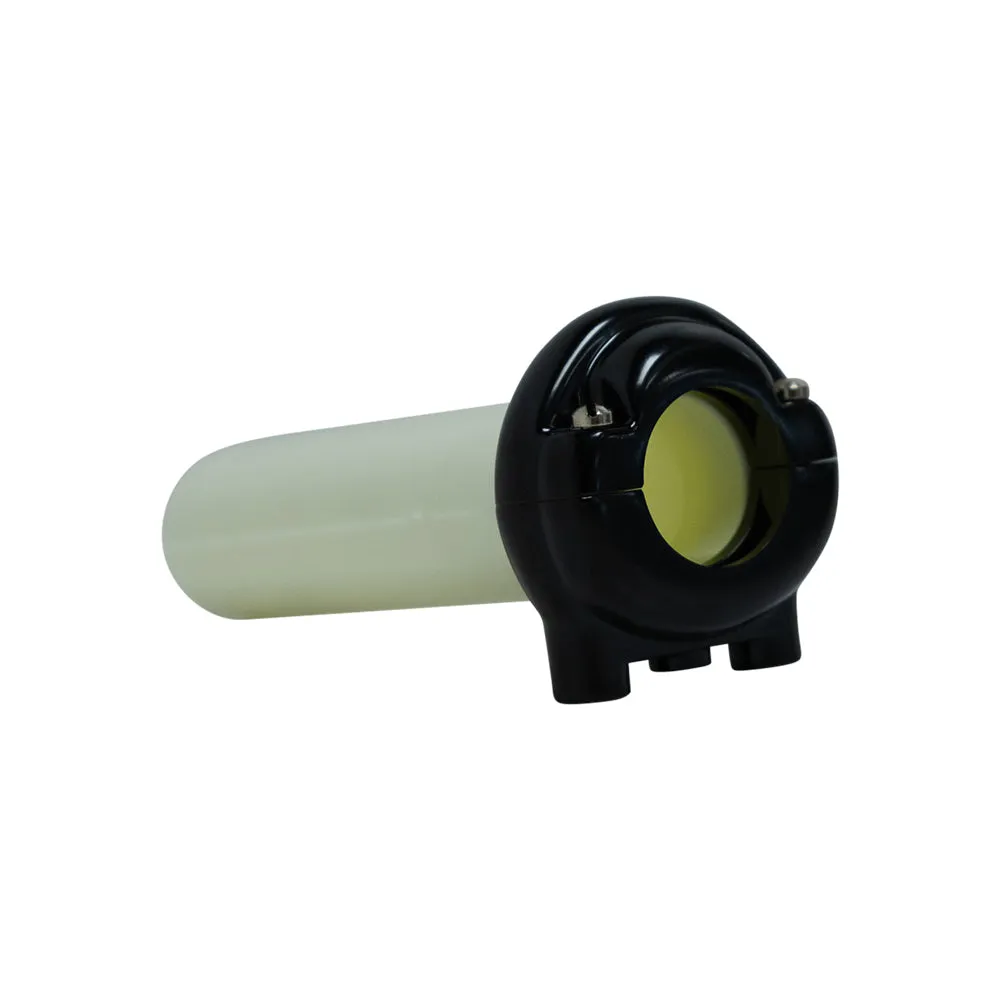 Vintage Style Throttle Assembly - Black - Single Cable