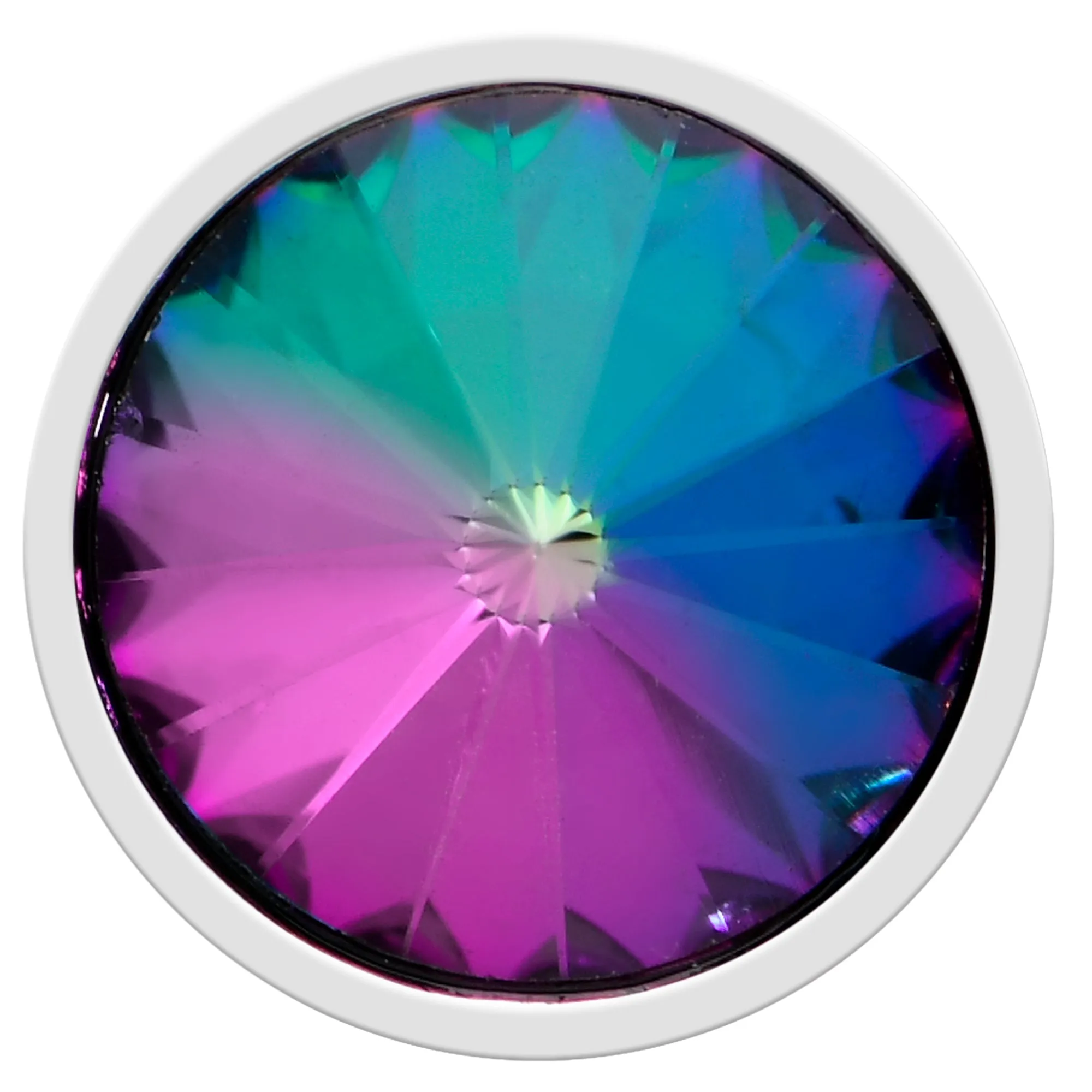 Vitrail Gem Top Simply Lovely Barbell Tongue Ring