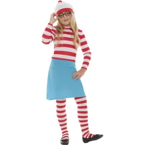 Where's Wally? Wenda Child Costume.