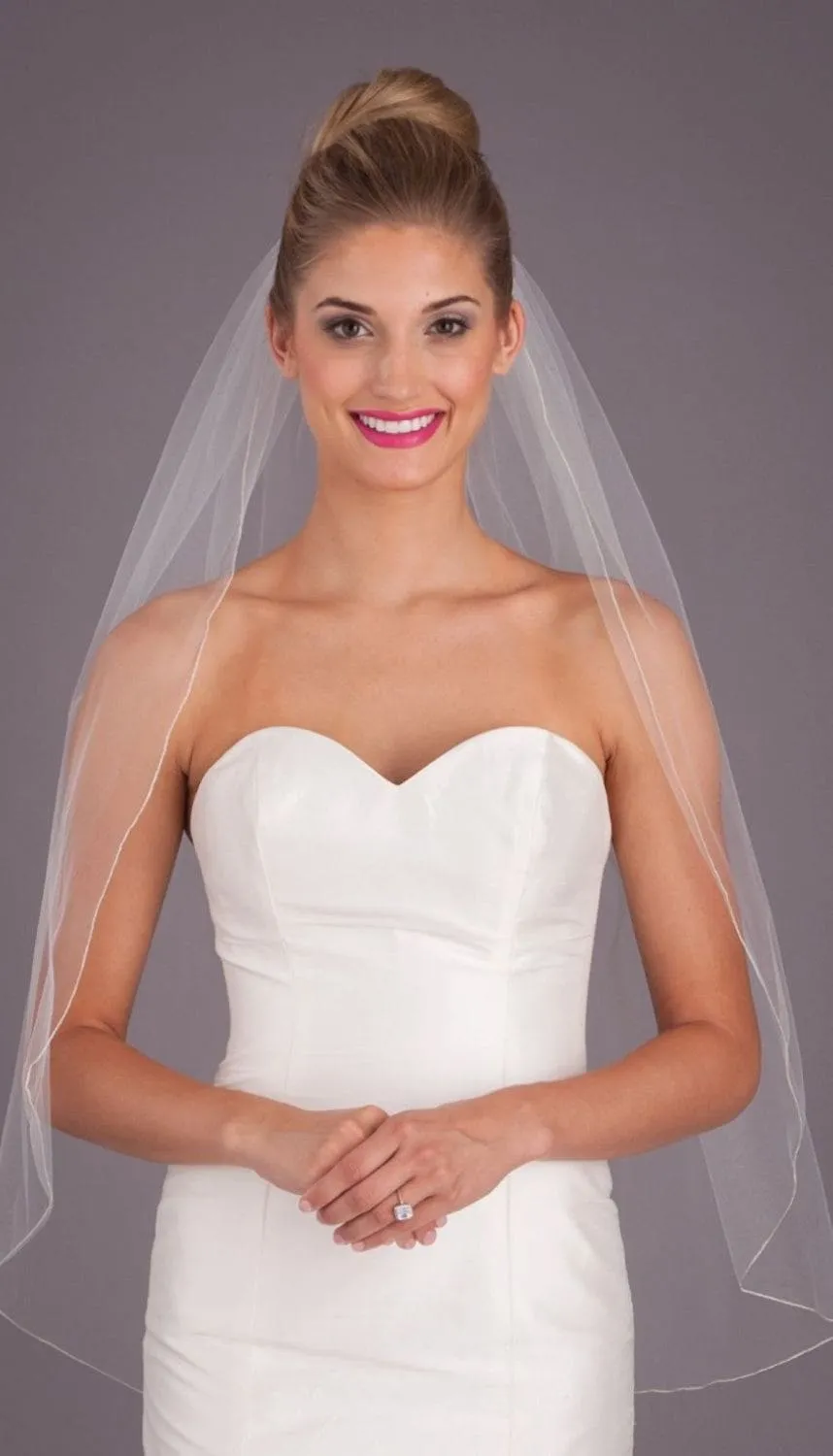 Willow Silver Edge Veil