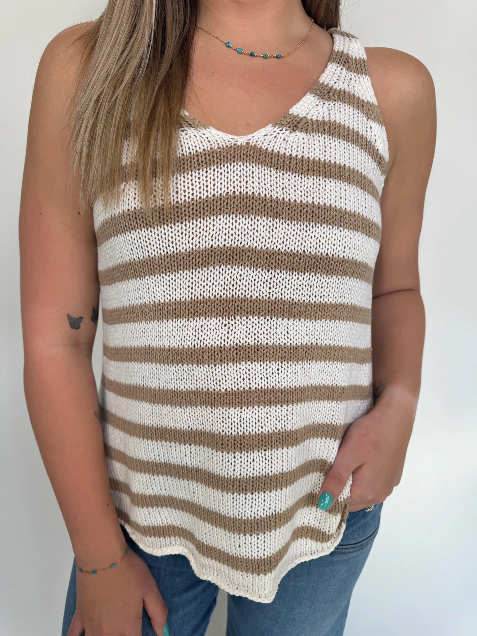 Wooden Ships Willow Striped Tank