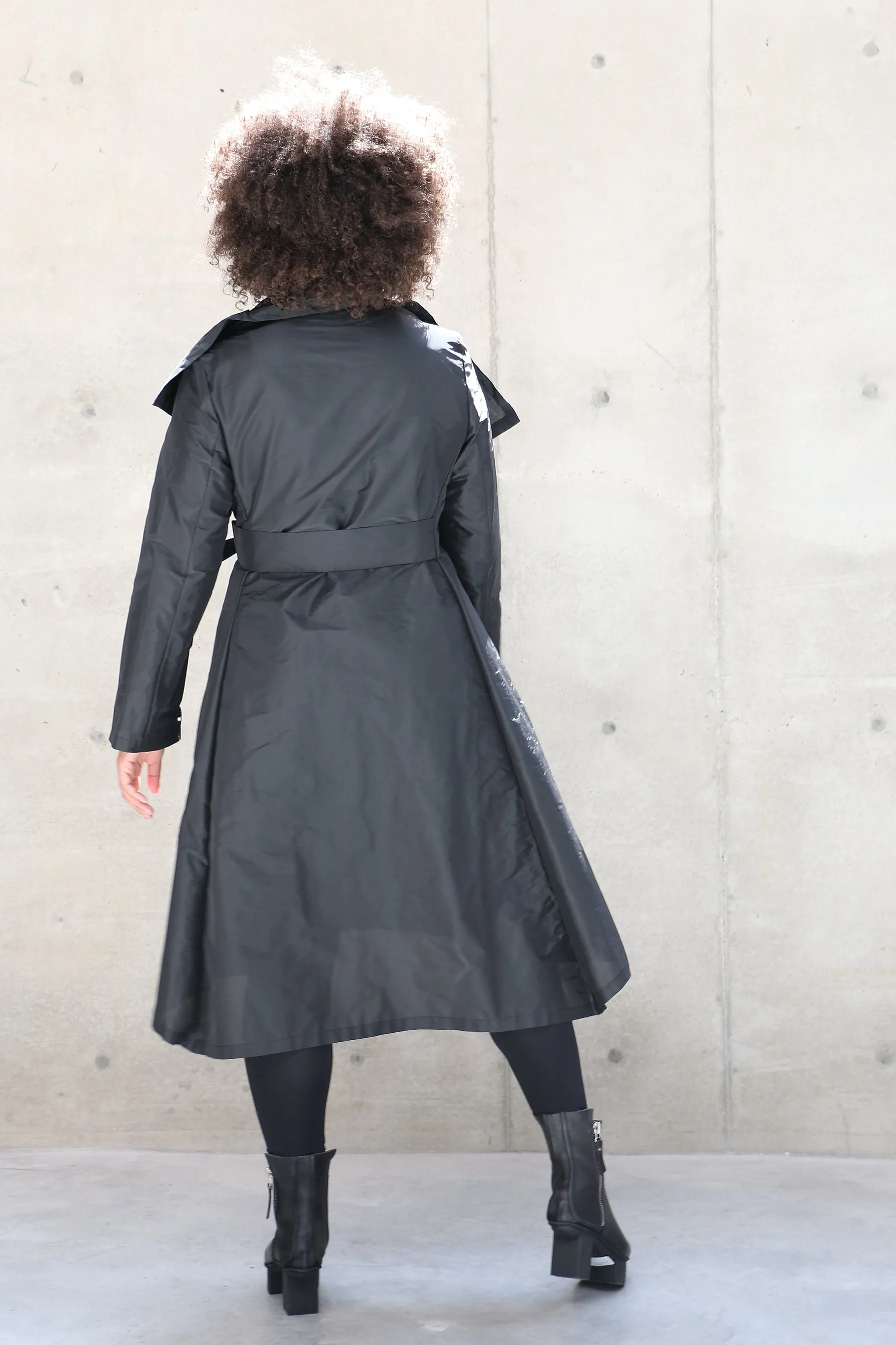 XD Xenia Design Taffeta Zlia Trench Coat