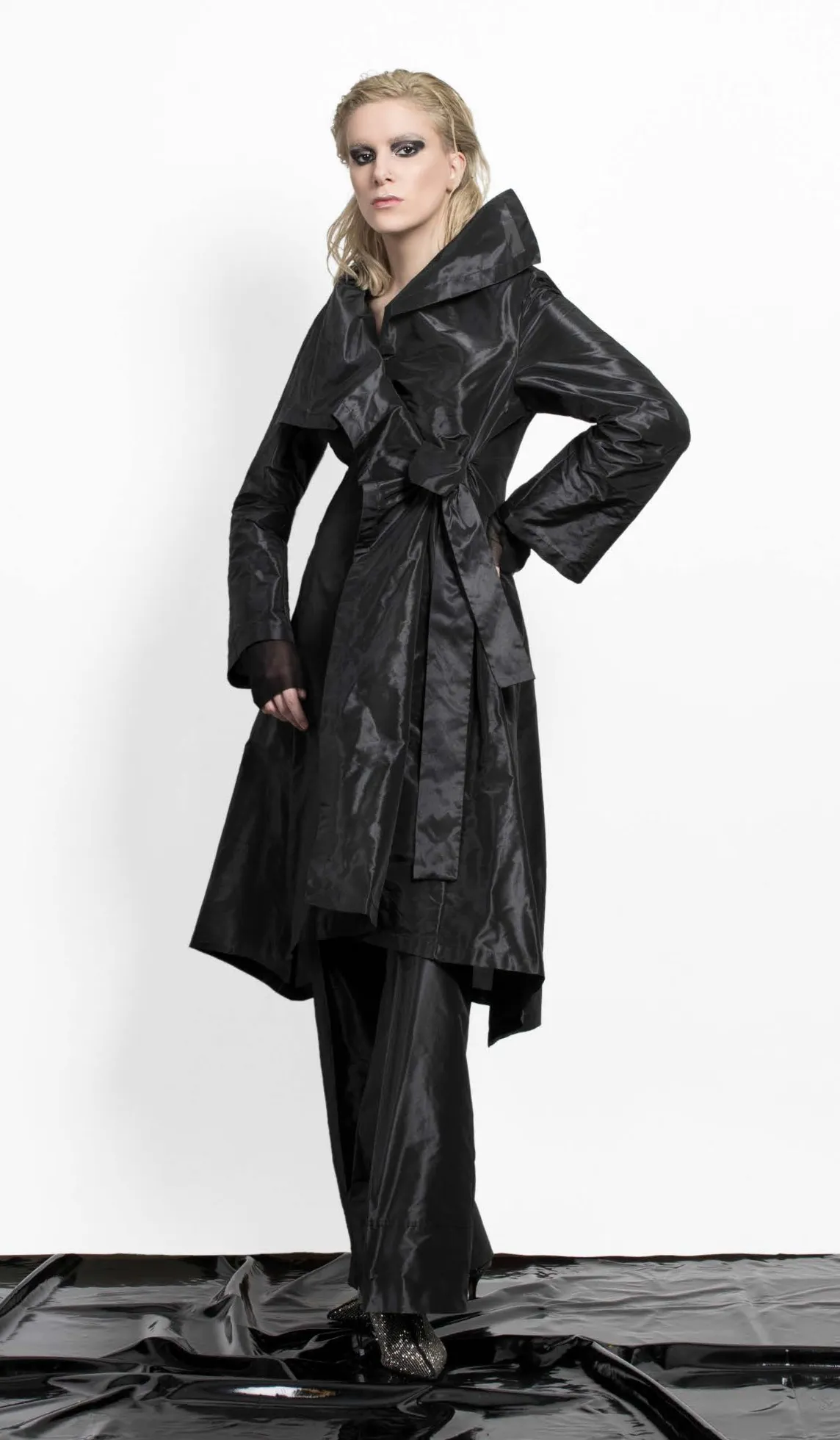 XD Xenia Design Taffeta Zlia Trench Coat