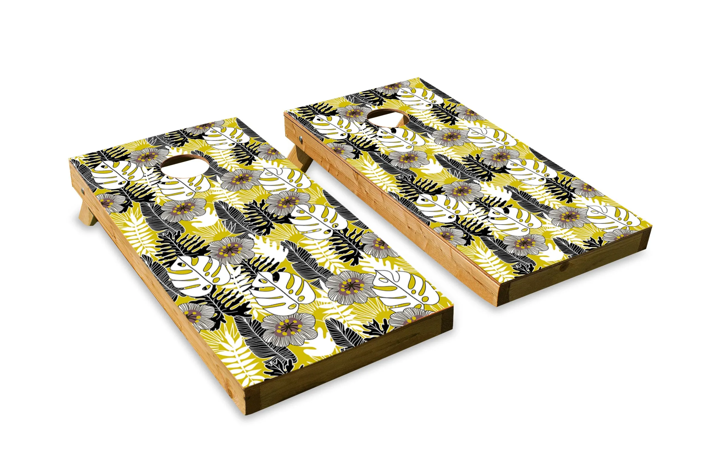 Yellow and Black Tropical Theme