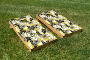 Yellow and Black Tropical Theme