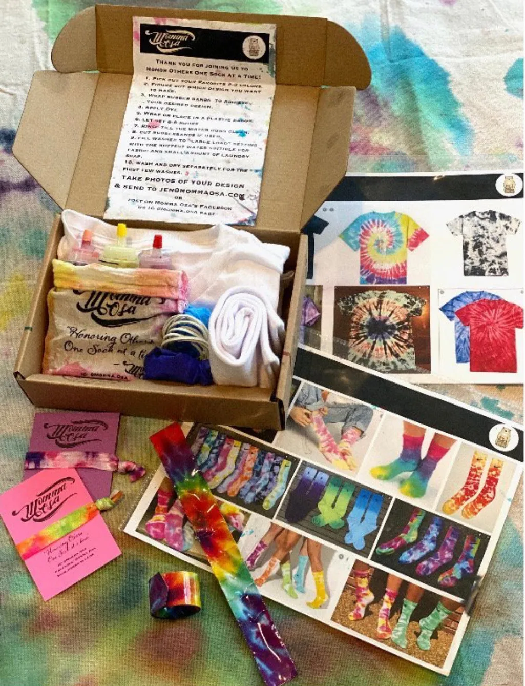 Youth Tie Dye Activity Kit - Tropical Beach